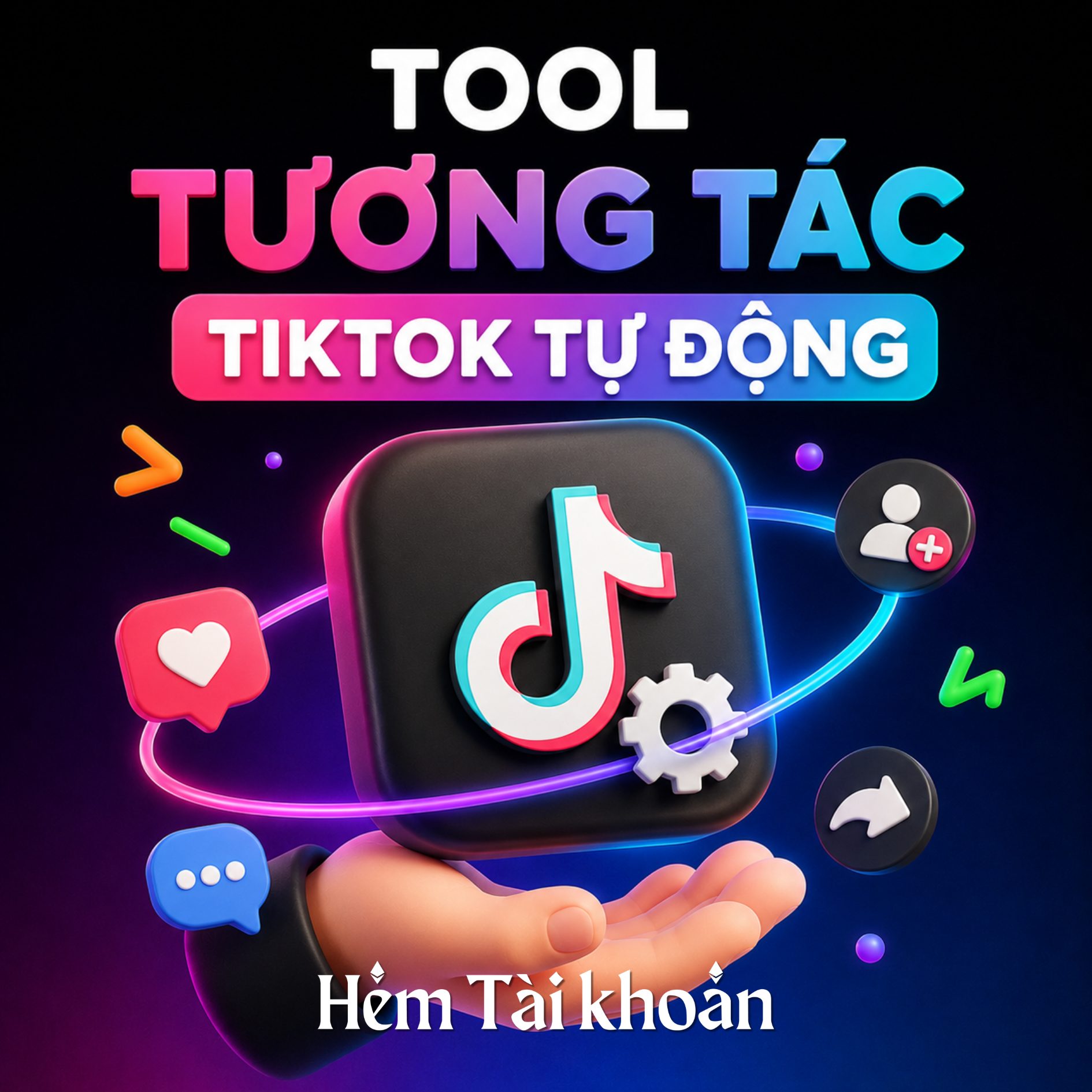 Tool tương tác Tiktok tự động